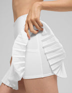 Alo Grand Slam Tennis Skirt（白）
