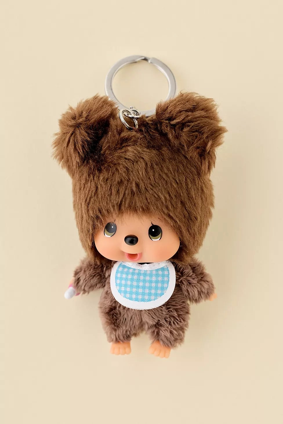 Monchichi Kuma Keyring 藍色寶寶鑰匙圈