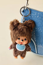 Monchichi Kuma Keyring 藍色寶寶鑰匙圈