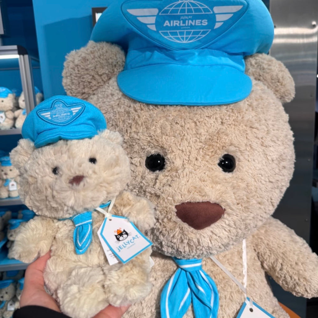 JELLYCAT x HARRODS 英國限定機長小熊