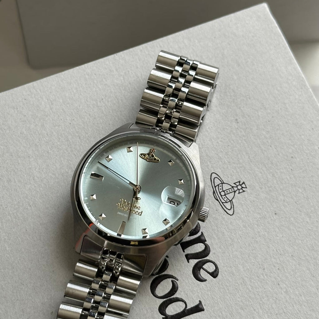 VIVIENNE WESTWOOD 37mm 碎冰藍手錶