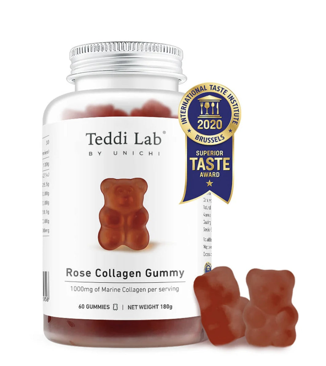 Teddi Lab 玫瑰膠原蛋白小熊糖