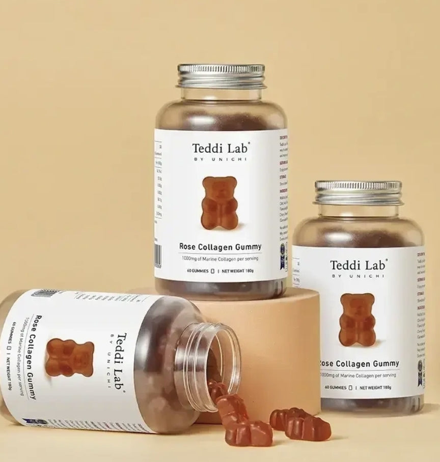 Teddi Lab 玫瑰膠原蛋白小熊糖