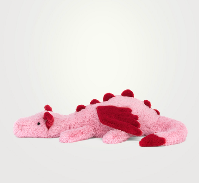 Jellycat 情人節限定 愛心龍 50cm